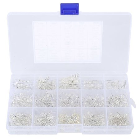 300 st LED-dioder Miniwatt Energibesparande Droppformad Rund Huvud DIY Elektronikprojekt för Dekorationsbelysning