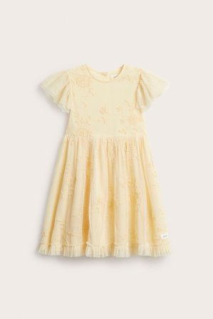 Newbie | Mekko, jossa kukkakirjailu | Keltainen