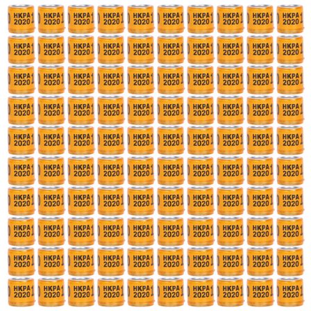 100 stk. dueringe til ben - aluminiumlegerings-identifikationsbånd til træning af ingefær