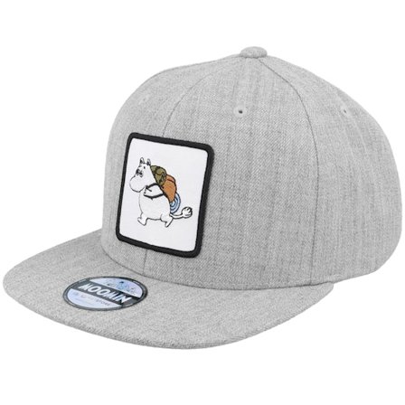 Kinder Moomin - Grau snapback Cap - Kinder Moomin Backpacker Heather Grey Snapback @ Hatstore