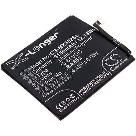 Batteri till SmartPhone, Mobil för Meizu X8, X8 Standard Edition m.fl.