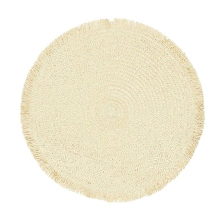 PLATTMATTA naturlig 38cm boho material_MGF