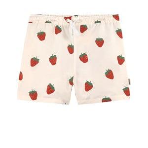 Kuling Strawberry Strömstad Swim Shorts 98/104 cm - Swimwear and coverups - 98/104 cm - Cream