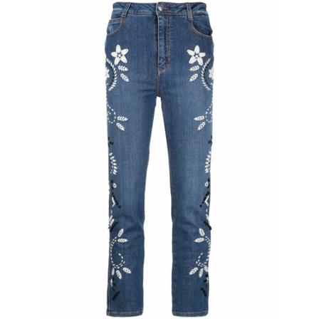 Ermanno Scervino Slim-fit Jeans Blå, Dame