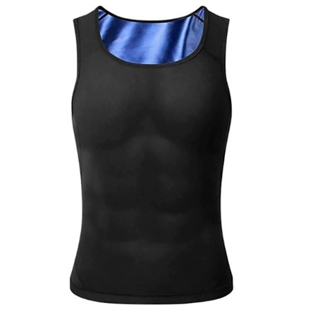 Män Bantning Kroppsformare Gynekomasti T-shirt Kompression Hållningskorrigerande Väst 2023 Ny - Perfet Svart L-XL_tfrf