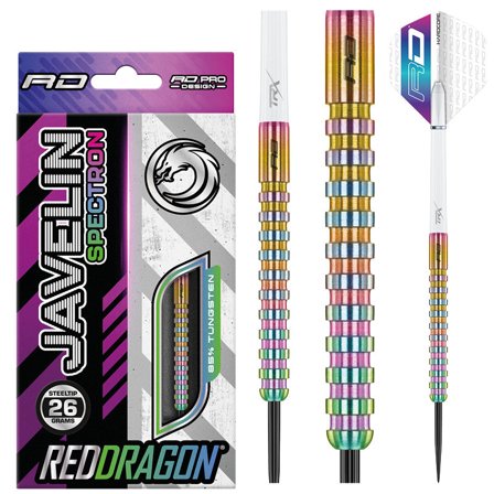 Javelin Spectron Steel Tip Darts 26g | Red Dragon Darts