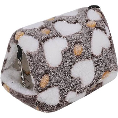 Pehmeä lämmin linnunpesä talvipapukai roikkuva riippumatto häkki teltta pehmustettu maja piilopaikka söpö marsu hamsteri luola pieneläinten 