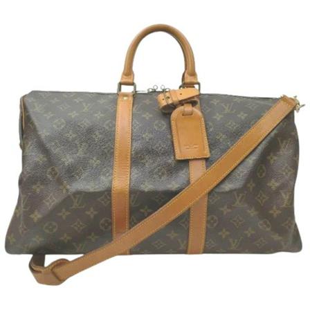 Louis Vuitton Vintage, Pre-owned Canvas louis-vuitton-bags Bruin, Dames, Maat:ONE Size