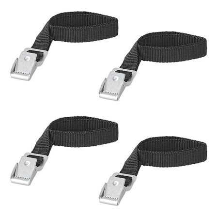 Sidottavat olkaimet metallisoljella 18mm-40cm - 4 kappaleen sarja