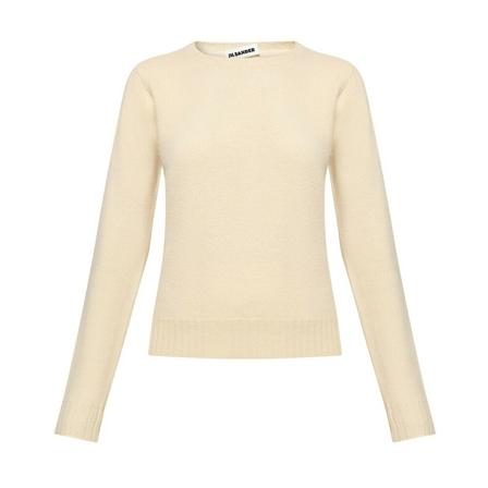 Jil Sander, Wool sweater Beige, Dames, Maat:S,wol