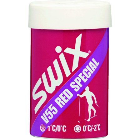 Swix V55 Red Special Hardwax 0/+1C, ski wax OneSize