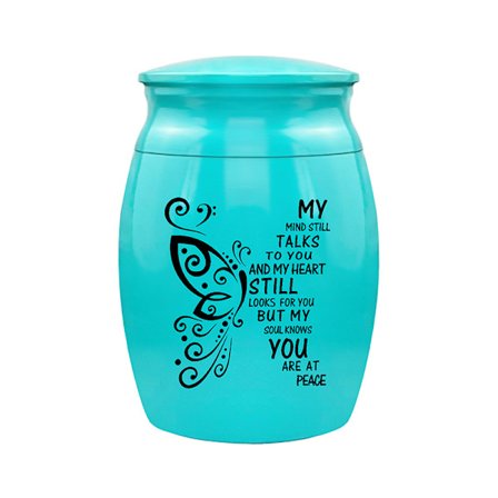 1 Stk. Pulver Minde Urne til Kæledyrsrester Hår Urne Minde Urne til Kæledyr/