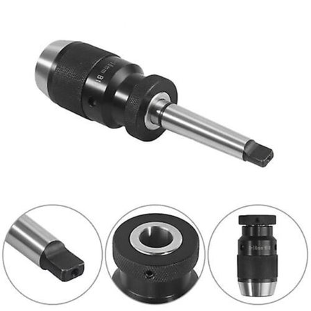 Hjemme Dreiebenk Bor Chuck Nøkkeløs Spenne Mt2-b18 Konisk Arbor Holder For Dreiebenk 1-16mm