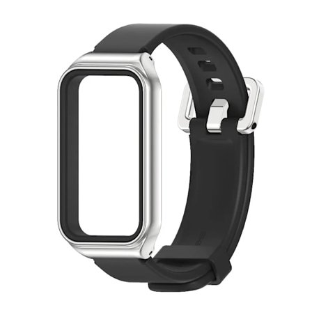 Silikonarmband kompatibelt med Amazfit Band 7 Armband Mjukt Klockarmband Ersättningsarmband kompatibelt med Amazfit 7 Band Vattentätt Klockarmband