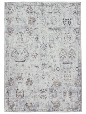 Tapis De Cuisine Ganti Oriental 200X300 Coton Vintage Gris/Beige