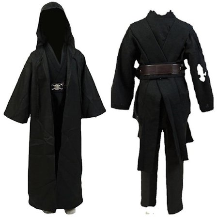 Kids Wars Anakin Skywalker Cosplay kostym Barnkappa Cape Uniform Outfits Halloween Carnival Kostym