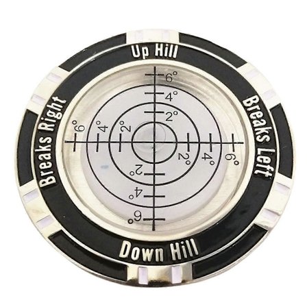 Slope Reader Golf Oheislaite Korkean Tarkkuuden Vesivaaka Apuväline Valkoinen