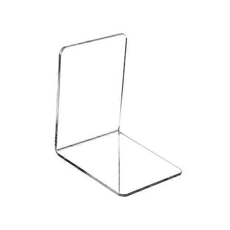 Akryylinen kirjatuki kirjahyllyn sisustus koriste kirkkaat kirjatelineet