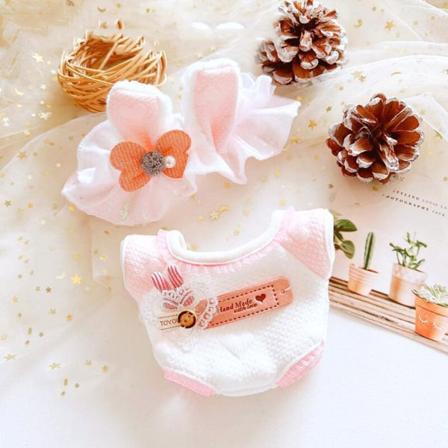 Dockoutfit Bomull Dockakläder Rosa