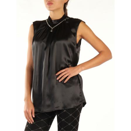 Richmond Sleeveless Tops Sort, Dame