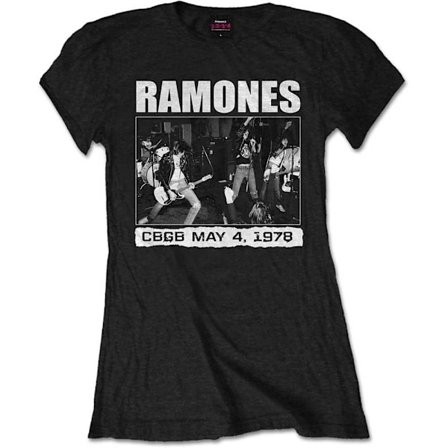 Ramones Dam/Dam CBGB 1978 T-shirt XL Svart