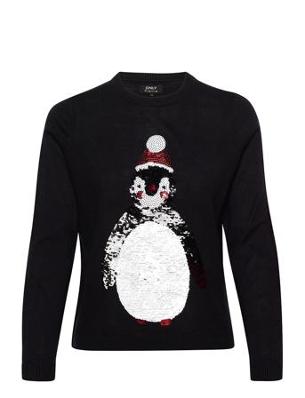 Onlxmas Re Exclusive L/S Pullover Ex Knt Black ONLY