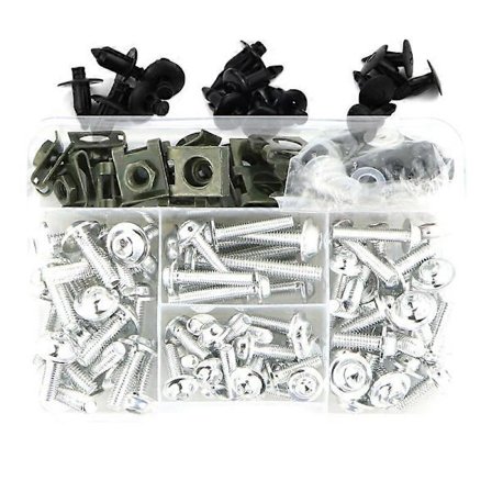 Passer KTM 125 200 390 Duke 690 790 Duke 1290 Duke Motorsykkel Aluminium Full Kåpe Bolter Kit karosseri Skruer Bolt Kit KlipsOverraskelse Gave