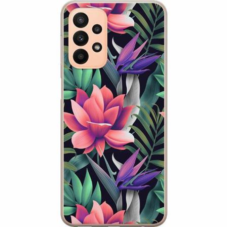 Samsung Galaxy A23 5g Genomskinligt Skal Blommor