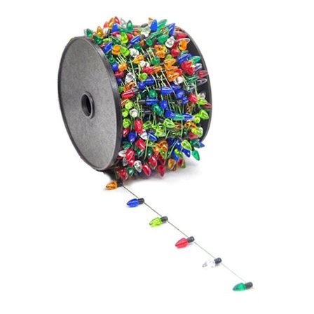 50M Julepynt Dekorer Strenglys Juleguirlande DIY Farverige Pære Dekoration Vedhæng Ornament Hjem Dekorer