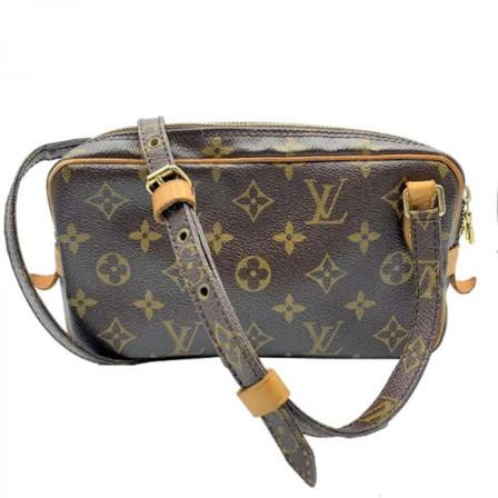Louis Vuitton Vintage, Pre-owned Coated canvas crossbody-bags Bruin, Dames, Maat:ONE Size