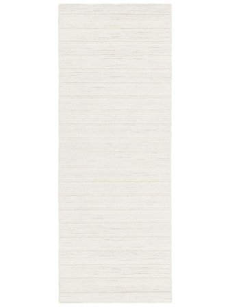 Ribbone 80X250 Petit Blanc Couloir Tapis De Laine