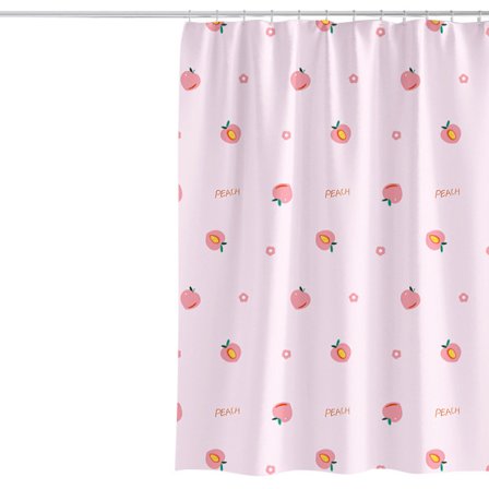 Tegneserie Bruseforhæng Rosa Fersken Badeforhæng Pige Piger Sød Pe