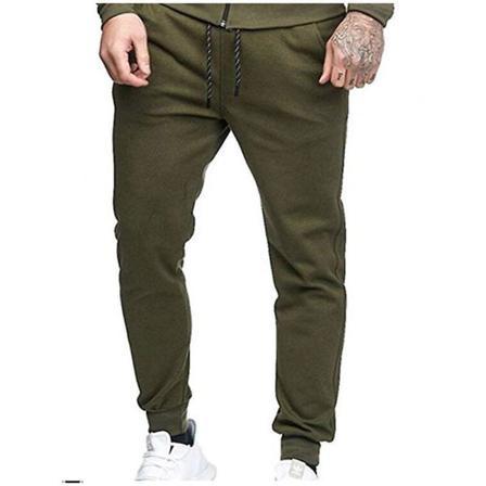 Stretch Träningsbyxor Med Dragsko För Män Army Green 2xl