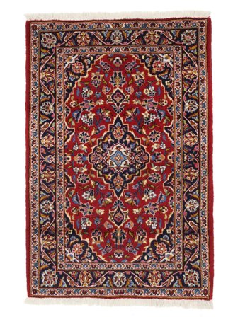 Handgeknüpft Orientalischer Keshan Teppich 100X141