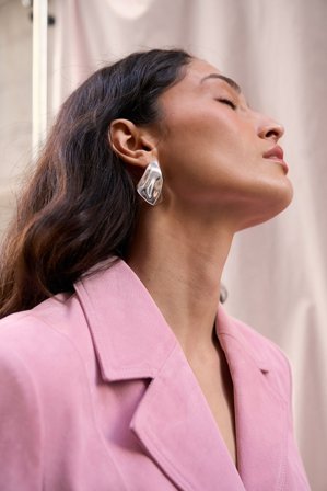 NA-KD Statement Earrings - Smykker - Sølv - One Size