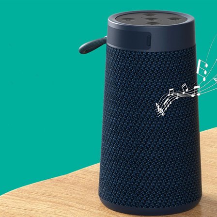 Bluetooth-högtalare, trådlös, bärbar, ultralång standby, pluggbar subwoofer, stor volym, Mini Outdoor Home Mini Audio System