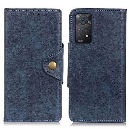 Alpha Xiaomi Redmi Note 11S 5G / Xiaomi Redmi Note 11 Pro nahkainen läppäkotelo - Sininen