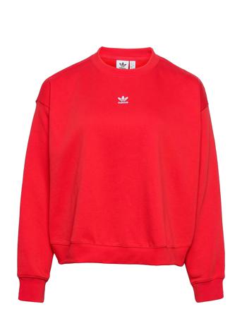 Adicolor Essentials Crew Sweatshirt Sweat-shirt Genser Rød Adidas Originals