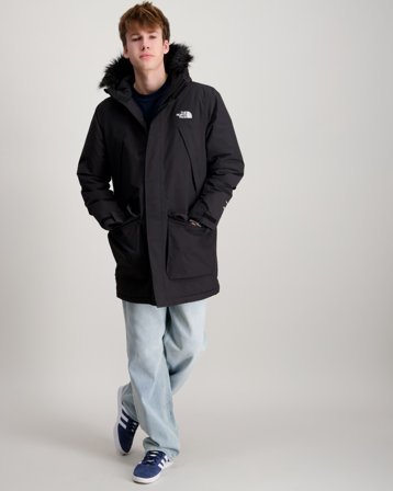 The North Face B MCMURDO PARKA TNF BLAC Czarny Kurtki Chłopiec - Kids Brand Store