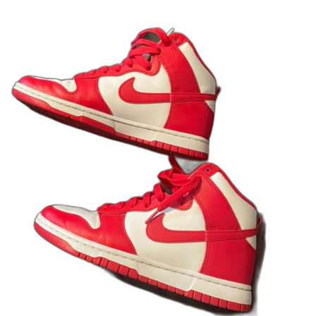 Nike dunk high university red