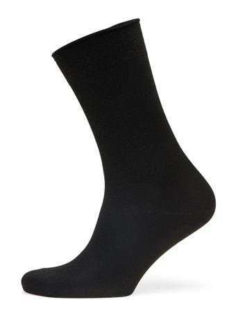 Pernille Glitter Socks Lingerie Socks Regular Socks Sort Mp Denmark