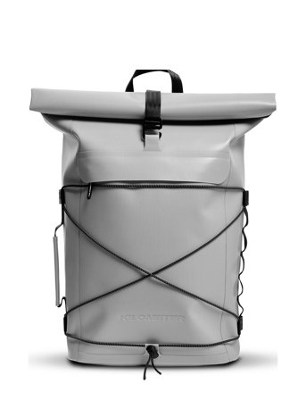 KILOMETER STUDIOS Pannier Rolltop (Incl 2 Carabiners) - Grey - 22-30L