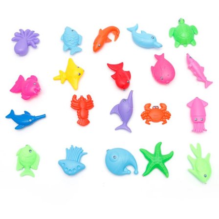 Pedagogisk Baby Barn Barn Magnetisk Fiskestang Fisk Modell Leke Morsomt Spill Gave til Gutter Jenter