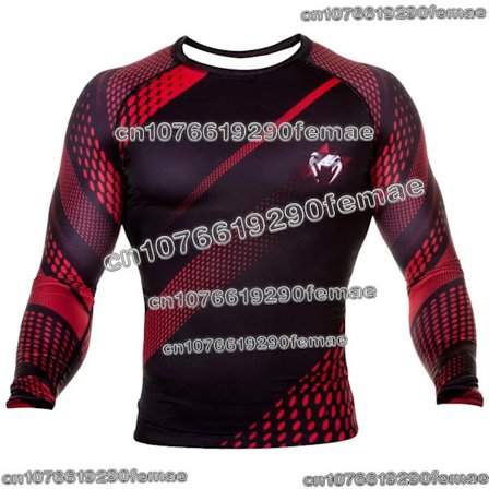 Uusi MMA pitkähihainen urheilupaita päivittäiseen nyrkkeilyyn, Sanda-taisteluun, harjoitteluun, mukava, nopeasti kuivuva urheilutoppi