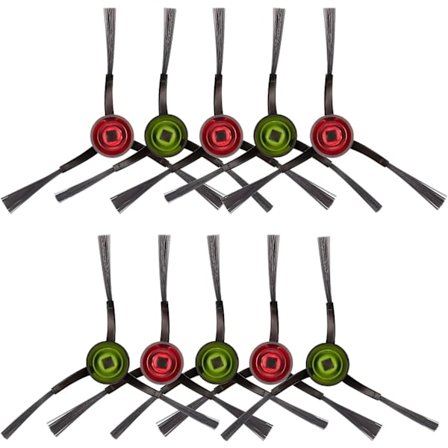 10 stk Sidebørste reservedele til Ecovacs Robotstøvsuger DEEBOT OZMO 920 950 T8 AIVI Max T9 T5 N5 N7 N8+ N8 Pro N8 Pro DX55 DX93 DJ65 X1 Om