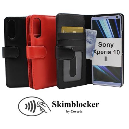 Skimblocker Plånboksfodral Sony Xperia 10 Ii (xq-au51/au52) Svart