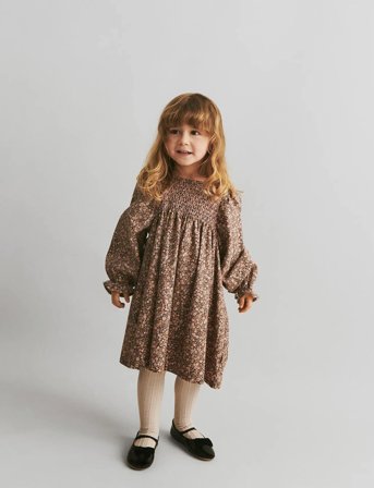 Wheat Dress L/S Bella - Beige - 122