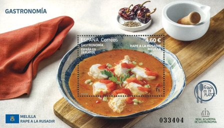 Spanien - Melilla, Havtaske a la Rusadir - Postfrisk miniark