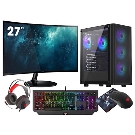 VIST VENTUM PC Gaming Ryzen 9 5950X - RAM 32GB - RTX 5060Ti - SSD 1TB M.2 - WIFI - 27" - Windows 11 Pro
