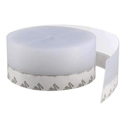 10m silikonværlist, transparent selvklebende værlist dør bunn værlist værlist dør bunn værlist vanntett vindtett[CO]